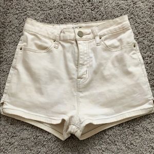 Urban Outfitters BDG high waisted off white shorts
